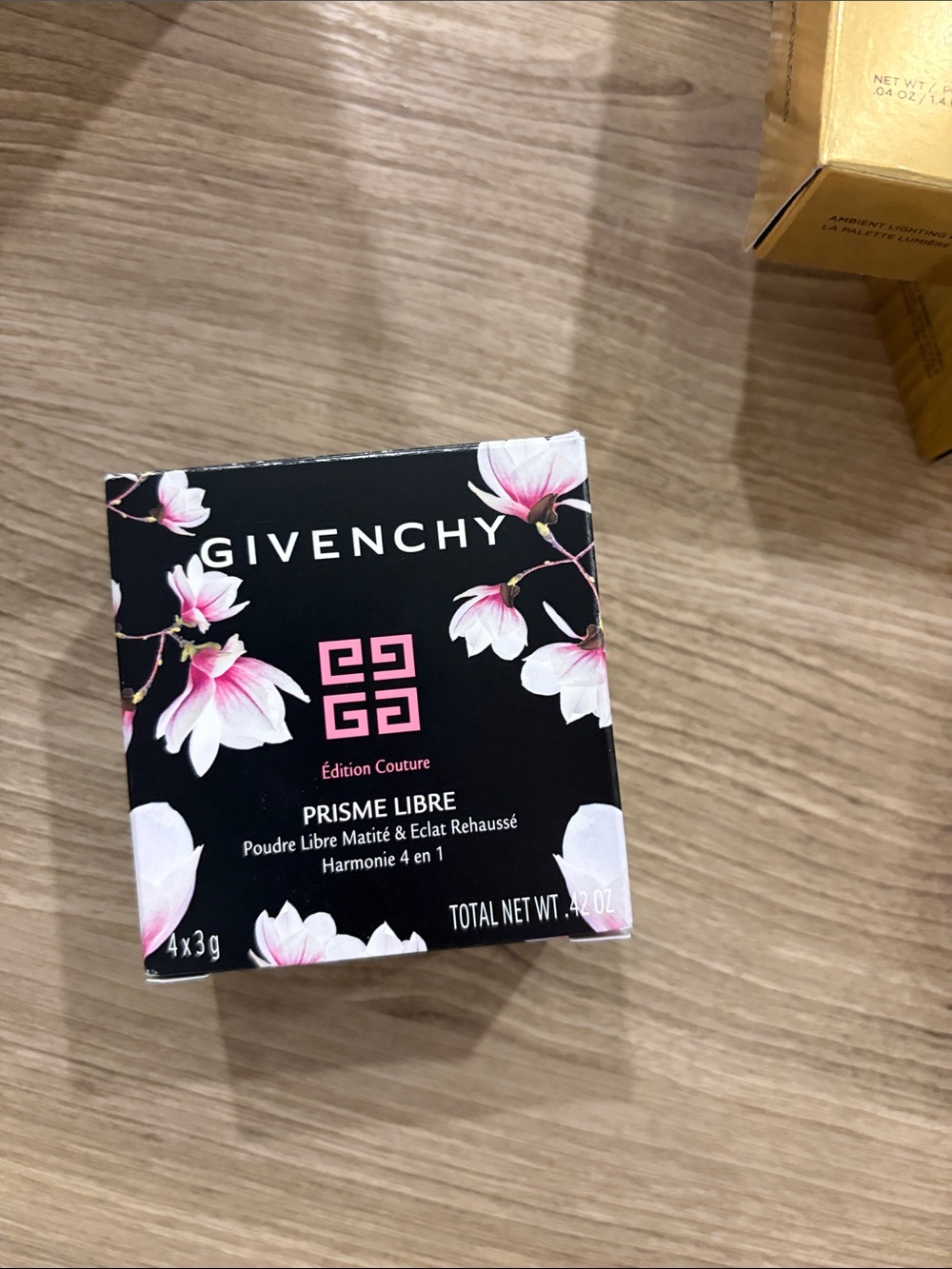 Givenchy Black Box with Pink Floral Accents